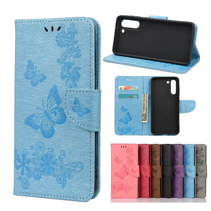Butterflies Embossing Horizontal Flip Leather Case with Holder & Card Slots & Wallet, For Samsung Galaxy A32 5G, For Samsung Galaxy A72 5G / 4G, For Samsung Galaxy S21 FE