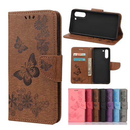 Butterflies Embossing Horizontal Flip Leather Case with Holder & Card Slots & Wallet, For Samsung Galaxy A32 5G, For Samsung Galaxy A72 5G / 4G, For Samsung Galaxy S21 FE