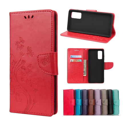 Butterfly Flower Pattern Horizontal Flip Leather Case with Holder & Card Slots & Wallet, For Samsung Galaxy A32 5G, For Samsung Galaxy A72 5G / 4G, For Samsung Galaxy S21 FE