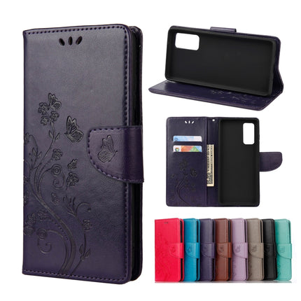 Butterfly Flower Pattern Horizontal Flip Leather Case with Holder & Card Slots & Wallet, For Samsung Galaxy A32 5G, For Samsung Galaxy A72 5G / 4G, For Samsung Galaxy S21 FE