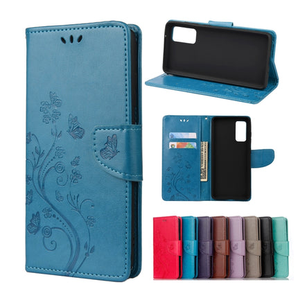 Butterfly Flower Pattern Horizontal Flip Leather Case with Holder & Card Slots & Wallet, For Samsung Galaxy A32 5G, For Samsung Galaxy A72 5G / 4G, For Samsung Galaxy S21 FE