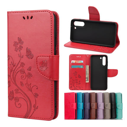 Butterfly Flower Pattern Horizontal Flip Leather Case with Holder & Card Slots & Wallet, For Samsung Galaxy A32 5G, For Samsung Galaxy A72 5G / 4G, For Samsung Galaxy S21 FE