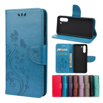 Butterfly Flower Pattern Horizontal Flip Leather Case with Holder & Card Slots & Wallet, For Samsung Galaxy A32 5G, For Samsung Galaxy A72 5G / 4G, For Samsung Galaxy S21 FE