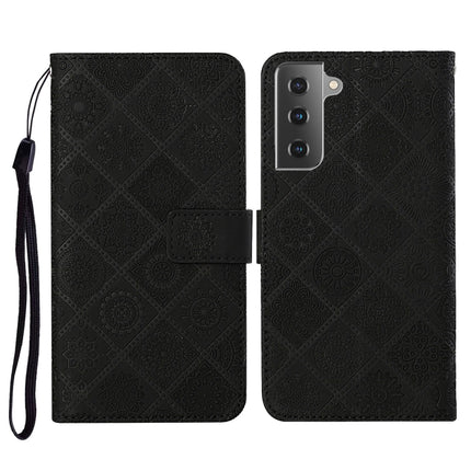 Ethnic Style Embossed Pattern Horizontal Flip Leather Case with Holder & Card Slots & Wallet & Lanyard, For Samsung Galaxy S21 FE, For Samsung Galaxy A52 5G / 4G, For Samsung Galaxy A72 5G / 4G