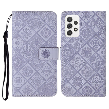 Ethnic Style Embossed Pattern Horizontal Flip Leather Case with Holder & Card Slots & Wallet & Lanyard, For Samsung Galaxy S21 FE, For Samsung Galaxy A52 5G / 4G, For Samsung Galaxy A72 5G / 4G