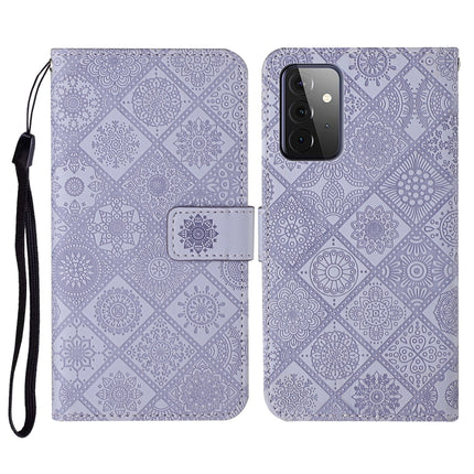 Ethnic Style Embossed Pattern Horizontal Flip Leather Case with Holder & Card Slots & Wallet & Lanyard, For Samsung Galaxy S21 FE, For Samsung Galaxy A52 5G / 4G, For Samsung Galaxy A72 5G / 4G