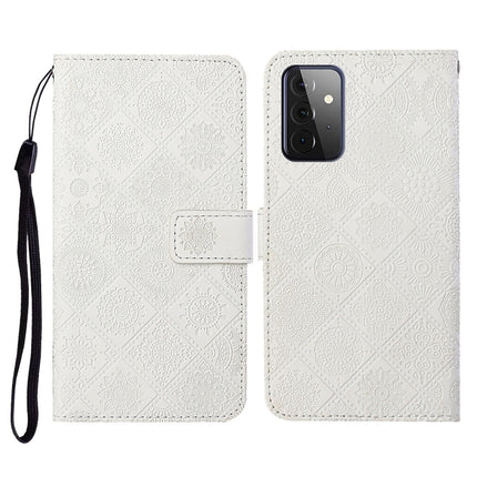 Ethnic Style Embossed Pattern Horizontal Flip Leather Case with Holder & Card Slots & Wallet & Lanyard, For Samsung Galaxy S21 FE, For Samsung Galaxy A52 5G / 4G, For Samsung Galaxy A72 5G / 4G
