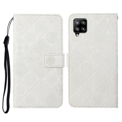 Ethnic Style Embossed Pattern Horizontal Flip Leather Case with Holder & Card Slots & Wallet & Lanyard, For Samsung Galaxy A22  4G, For Samsung Galaxy A22  5G, For Samsung Galaxy A32  4G