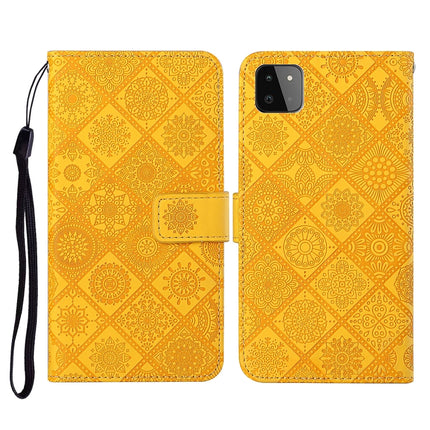 Ethnic Style Embossed Pattern Horizontal Flip Leather Case with Holder & Card Slots & Wallet & Lanyard, For Samsung Galaxy A22  4G, For Samsung Galaxy A22  5G, For Samsung Galaxy A32  4G