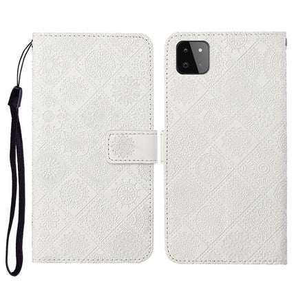 Ethnic Style Embossed Pattern Horizontal Flip Leather Case with Holder & Card Slots & Wallet & Lanyard, For Samsung Galaxy A22  4G, For Samsung Galaxy A22  5G, For Samsung Galaxy A32  4G