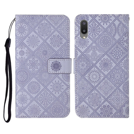 Ethnic Style Embossed Pattern Horizontal Flip Leather Case with Holder & Card Slots & Wallet & Lanyard, For Samsung Galaxy A02, For Samsung Galaxy A02s EU Version