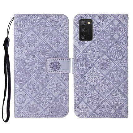 Ethnic Style Embossed Pattern Horizontal Flip Leather Case with Holder & Card Slots & Wallet & Lanyard, For Samsung Galaxy A02, For Samsung Galaxy A02s EU Version