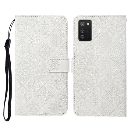 Ethnic Style Embossed Pattern Horizontal Flip Leather Case with Holder & Card Slots & Wallet & Lanyard, For Samsung Galaxy A02, For Samsung Galaxy A02s EU Version