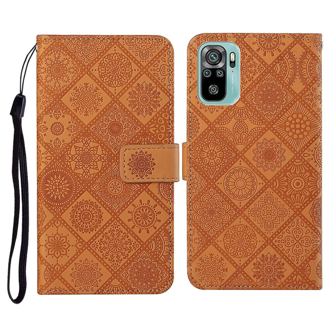 Ethnic Style Embossed Pattern Horizontal Flip Leather Case with Holder & Card Slots & Wallet & Lanyard, For Samsung Galaxy A32  5G, For Xiaomi Redmi Note 10 4G, For Xiaomi Redmi Note 10 Pro
