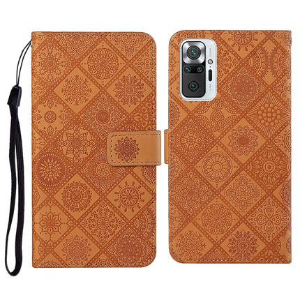 Ethnic Style Embossed Pattern Horizontal Flip Leather Case with Holder & Card Slots & Wallet & Lanyard, For Samsung Galaxy A32  5G, For Xiaomi Redmi Note 10 4G, For Xiaomi Redmi Note 10 Pro