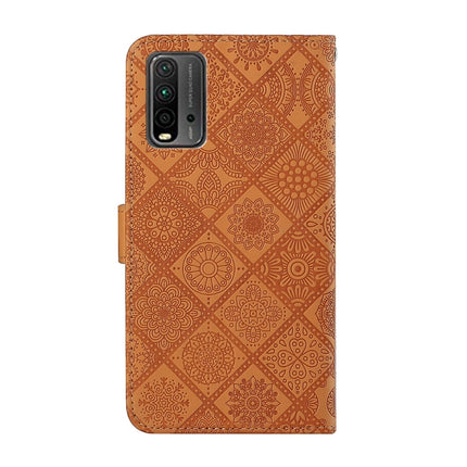 Ethnic Style Embossed Pattern Horizontal Flip Leather Case with Holder & Card Slots & Wallet & Lanyard, For Xiaomi Redmi 9T, For Xiaomi Redmi Note 9T, For vivo Y20