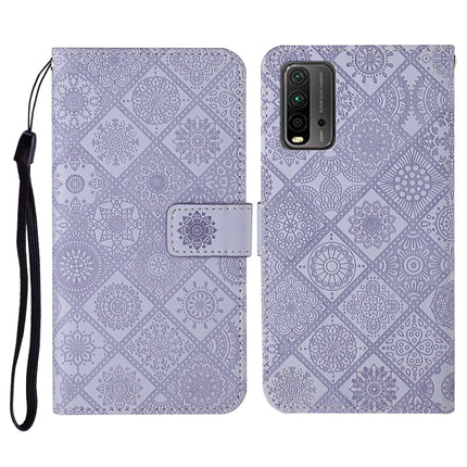 Ethnic Style Embossed Pattern Horizontal Flip Leather Case with Holder & Card Slots & Wallet & Lanyard, For Xiaomi Redmi 9T, For Xiaomi Redmi Note 9T, For vivo Y20