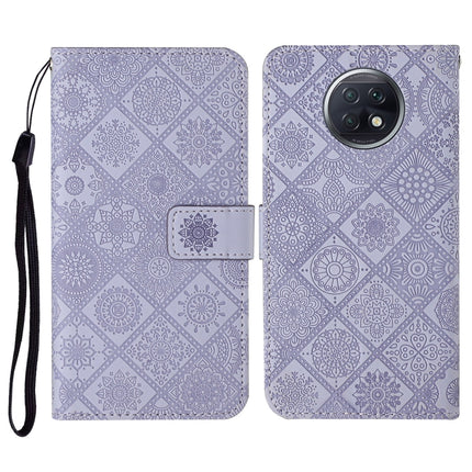 Ethnic Style Embossed Pattern Horizontal Flip Leather Case with Holder & Card Slots & Wallet & Lanyard, For Xiaomi Redmi 9T, For Xiaomi Redmi Note 9T, For vivo Y20