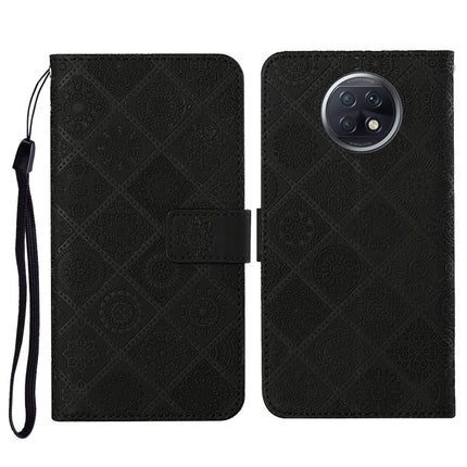 Ethnic Style Embossed Pattern Horizontal Flip Leather Case with Holder & Card Slots & Wallet & Lanyard, For Xiaomi Redmi 9T, For Xiaomi Redmi Note 9T, For vivo Y20