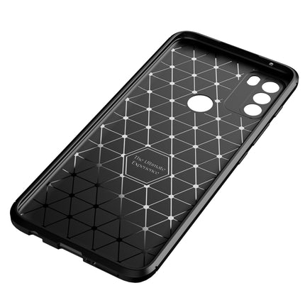 Carbon Fiber Texture Shockproof TPU Case, For Honor Play 5T, For Motorola Moto G50, For Motorola Moto G60, For vivo V21