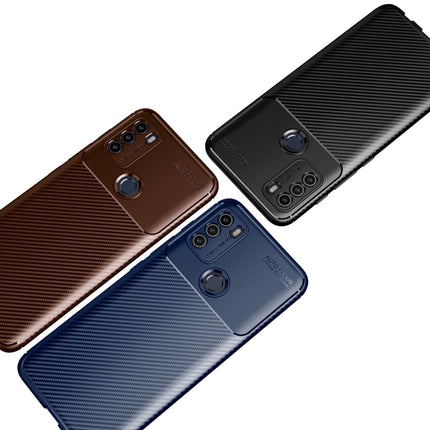 Carbon Fiber Texture Shockproof TPU Case, For Honor Play 5T, For Motorola Moto G50, For Motorola Moto G60, For vivo V21