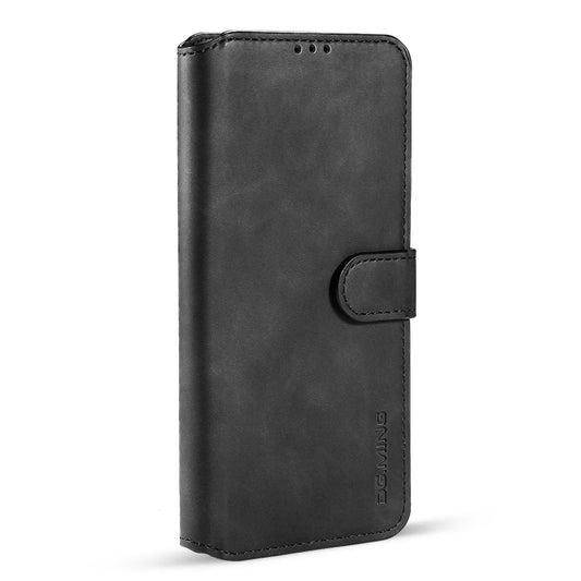 DG.MING Retro Oil Side Horizontal Flip Leather Case with Holder & Card Slots & Wallet, For Samsung Galaxy S21 FE, For Samsung Galaxy A32 4G, For Xiaomi Redmi Note 10 Pro, For OnePlus 9