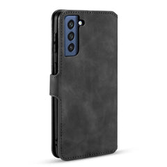 DG.MING Retro Oil Side Horizontal Flip Leather Case with Holder & Card Slots & Wallet, For Samsung Galaxy S21 FE, For Samsung Galaxy A32 4G, For Xiaomi Redmi Note 10 Pro, For OnePlus 9