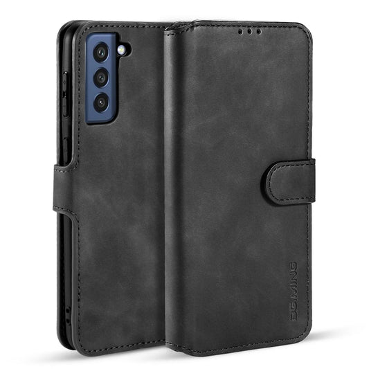 DG.MING Retro Oil Side Horizontal Flip Leather Case with Holder & Card Slots & Wallet, For Samsung Galaxy S21 FE, For Samsung Galaxy A32 4G, For Xiaomi Redmi Note 10 Pro, For OnePlus 9