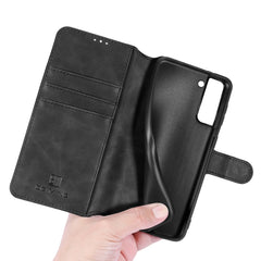 DG.MING Retro Oil Side Horizontal Flip Leather Case with Holder & Card Slots & Wallet, For Samsung Galaxy S21 FE, For Samsung Galaxy A32 4G, For Xiaomi Redmi Note 10 Pro, For OnePlus 9