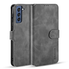 DG.MING Retro Oil Side Horizontal Flip Leather Case with Holder & Card Slots & Wallet, For Samsung Galaxy S21 FE, For Samsung Galaxy A32 4G, For Xiaomi Redmi Note 10 Pro, For OnePlus 9