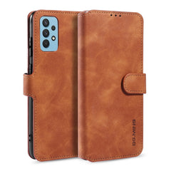 DG.MING Retro Oil Side Horizontal Flip Leather Case with Holder & Card Slots & Wallet, For Samsung Galaxy S21 FE, For Samsung Galaxy A32 4G, For Xiaomi Redmi Note 10 Pro, For OnePlus 9