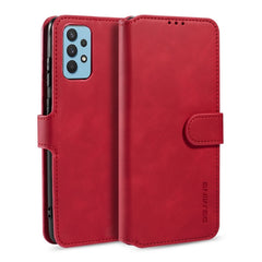 DG.MING Retro Oil Side Horizontal Flip Leather Case with Holder & Card Slots & Wallet, For Samsung Galaxy S21 FE, For Samsung Galaxy A32 4G, For Xiaomi Redmi Note 10 Pro, For OnePlus 9