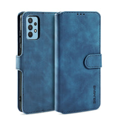 DG.MING Retro Oil Side Horizontal Flip Leather Case with Holder & Card Slots & Wallet, For Samsung Galaxy S21 FE, For Samsung Galaxy A32 4G, For Xiaomi Redmi Note 10 Pro, For OnePlus 9