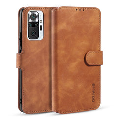 DG.MING Retro Oil Side Horizontal Flip Leather Case with Holder & Card Slots & Wallet, For Samsung Galaxy S21 FE, For Samsung Galaxy A32 4G, For Xiaomi Redmi Note 10 Pro, For OnePlus 9