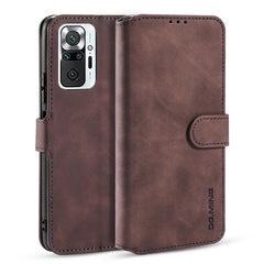 DG.MING Retro Oil Side Horizontal Flip Leather Case with Holder & Card Slots & Wallet, For Samsung Galaxy S21 FE, For Samsung Galaxy A32 4G, For Xiaomi Redmi Note 10 Pro, For OnePlus 9