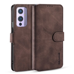 DG.MING Retro Oil Side Horizontal Flip Leather Case with Holder & Card Slots & Wallet, For Samsung Galaxy S21 FE, For Samsung Galaxy A32 4G, For Xiaomi Redmi Note 10 Pro, For OnePlus 9