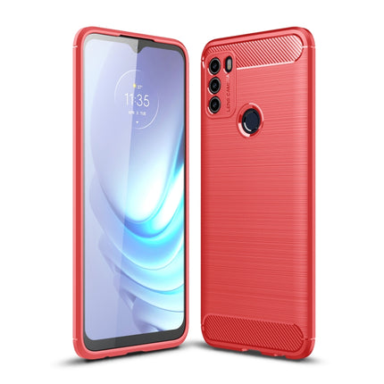 Brushed Texture Carbon Fiber TPU Case, For Motorola Moto G50, For Motorola Moto G60