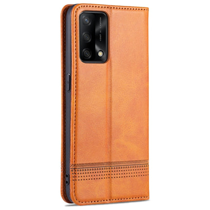 AZNS Magnetic Calf Texture Horizontal Flip Leather Case with Card Slots & Holder & Wallet, For OPPO A74 4G / F19