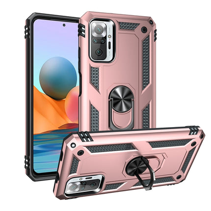 Shockproof TPU + PC Protective Case with 360 Degree Rotating Holder, For Xiaomi Redmi Note 10 Pro Max