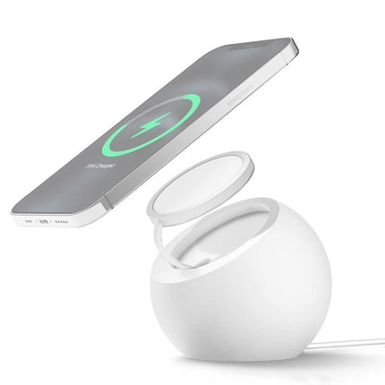 Soporte de cargador magnético Magsafe de bolitas de silicona para iPhone 12 Series, bolitas de silicona