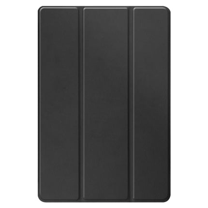 Custer Texture Horizontal Flip Leather Case with Three-folding Holder & Sleep / Wake-up Function, For Amazon Fire HD 10 (2021)