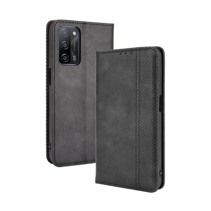 Magnetic Buckle Retro Crazy Horse Texture Horizontal Flip Leather Case with Holder & Card Slots & Photo Frame, For OPPO A54 5G / A74 5G / A93 5G, For OPPO A55 5G / A53s 5G, For OPPO A74 4G / F19 4G, For OPPO A94 5G / Reno5Z 5G / F19 Pro+ 5G            ...