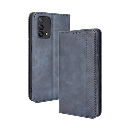 Magnetic Buckle Retro Crazy Horse Texture Horizontal Flip Leather Case with Holder & Card Slots & Photo Frame, For OPPO A54 5G / A74 5G / A93 5G, For OPPO A55 5G / A53s 5G, For OPPO A74 4G / F19 4G, For OPPO A94 5G / Reno5Z 5G / F19 Pro+ 5G            ...