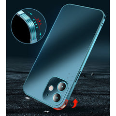 Anti-fingerprint Frosted Electroplating Protective Case with Camera Film, For iPhone 11, For iPhone 11 Pro, For iPhone 11 Pro Max, For iPhone 12 mini, For iPhone 12