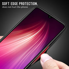 Carbon Fiber Texture Gradient Color Glass Case, For Xiaomi Redmi Note 8 Pro, For Xiaomi Redmi Note 8, For iPhone 11 Pro, For iPhone 11 Pro Max, For iPhone 11