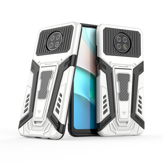 War Chariot Series Armor All-inclusive Shockproof PC + TPU Protective Case with Invisible Holder, For Xiaomi Redmi Note 9 5G, For Samsung Galaxy S21+ 5G