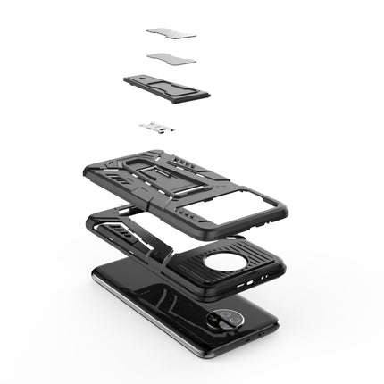 War Chariot Series Armor All-inclusive Shockproof PC + TPU Protective Case with Invisible Holder, For Xiaomi Redmi Note 9 5G, For Xiaomi Redmi Note 9S, For Samsung Galaxy S21+ 5G