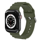 For Apple Watch Ultra 49mm / Series 8&7 45mm / SE 2&6&SE&5&4 44mm / 3&2&1 42mm / Dark Green