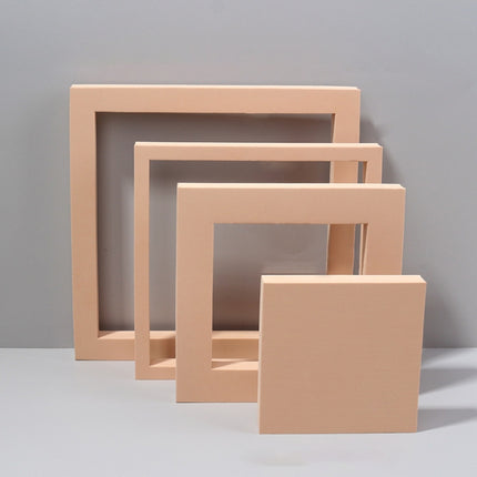Geometric Cube Solid Color Photography Photo Background Table Shooting Foam Props, 7 x 7 x 6cm Cuboid, Cube Embedded Combo Kits, 2 x Door Combo Kits, Cuboid Door Combo Kits
