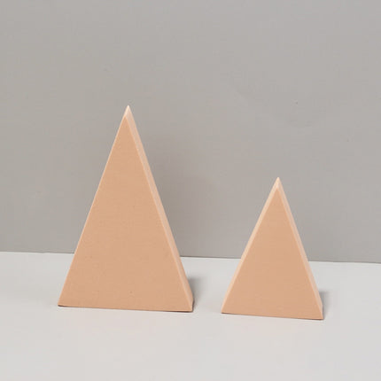 Geometric Cube Solid Color Photography Photo Background Table Shooting Foam Props, Round Combo Kits, 18 x 2cm Hexagon, 2 x Triangles Combo Kits, 7cm Round Ball + 5cm Round Ball